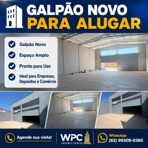*GALPÃO NOVO PARA ALUGAR!*