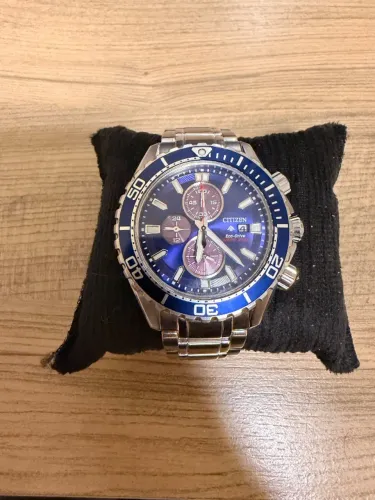 Citizen Eco-Drive Relógio Cronógrafo de Mergulho 44mm
