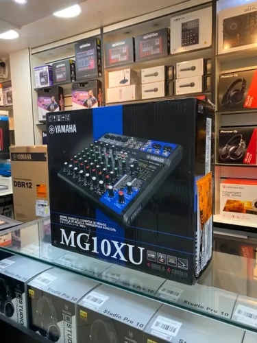 Mesa de som Yamaha Analógica MG10XU Oferta World Of Music 
