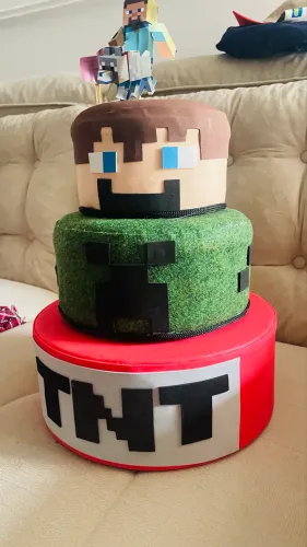 Bolo fake Minecraft 