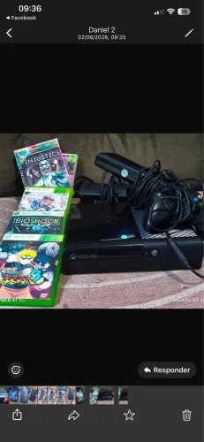 Xbox destravado com jogos 