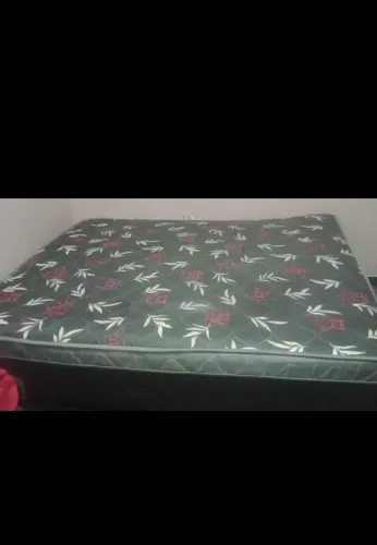 Cama box casal espuma 