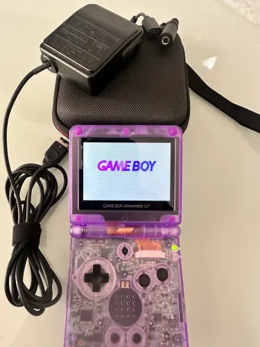 Gameboy Advance SP - Tela IPS - Plate Gengar
