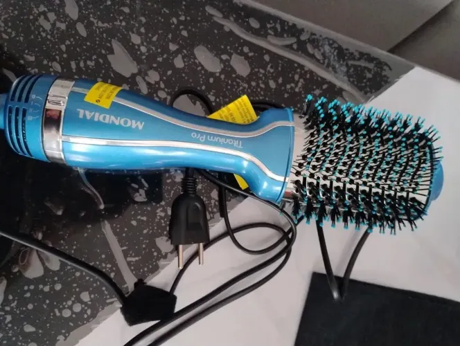 Escova Rotativa Secadora Mondial ES-28 Titanium Pro - NOVA