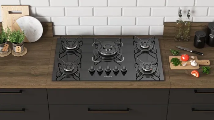 Fogão Cooktop 5 Bocas Tripla Chama Itatiaia