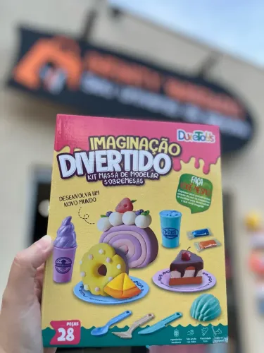 Kit Massinha de Modelar Infantil Sobremesas 28 Peças Completo