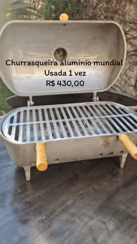Churrasqueira portátil Alumínio Mundial