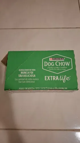 Ração úmida para cachorros - Caixa lacrada com 15 und de 100g (1,5kg ao todo)