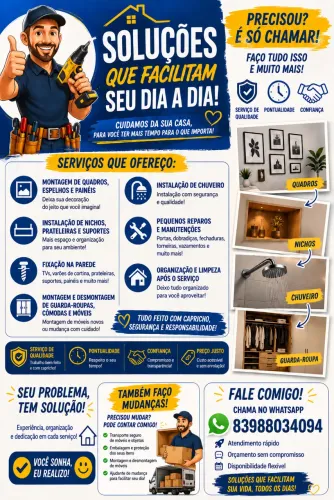 Serviços Gerais para sua Casa - João Pessoa