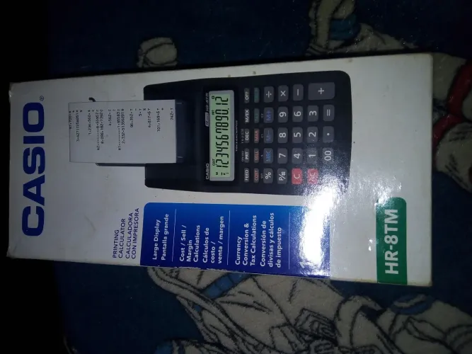 Calculadora com bobina