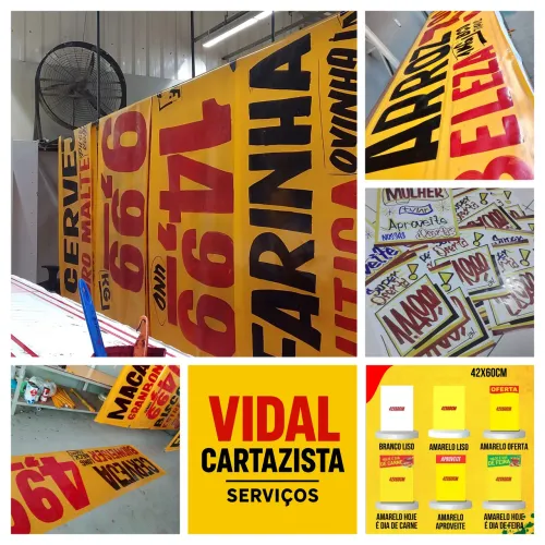 CARTAZES e FAIXAS para comercio