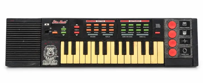 Teclado musical infantil vintage anos 80/90