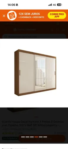 Guarda-roupa casal