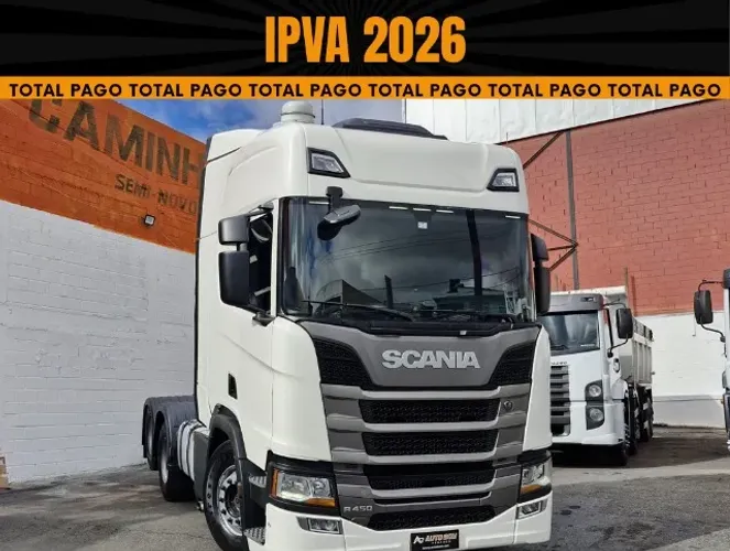 Scania R450 teto alto 6x2 com retarder impecavel 