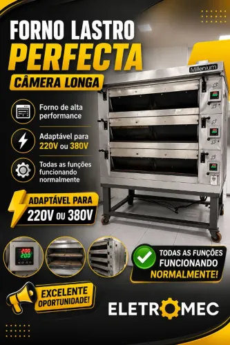 FORNO LASTRO PERFECTA - CÂMARA LONGA | EXCELENTE ESTADO