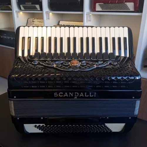 Scandalli Breveto Quarta de voz 120 baixos - Acordeon Gaita Sanfona