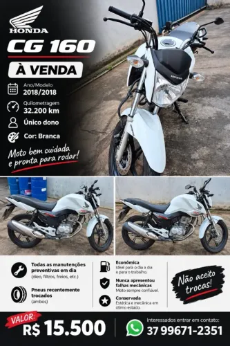 Honda CG 160 FAN Flex 2018