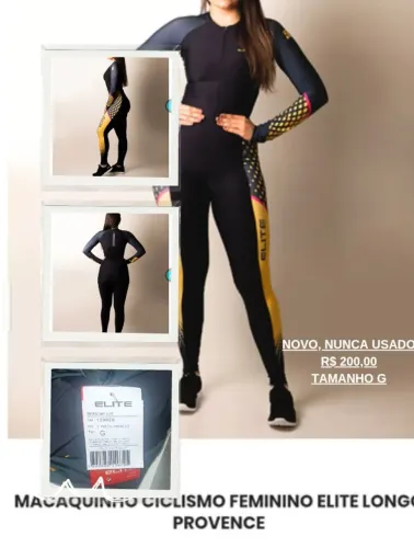 Roupa de ciclismo feminina