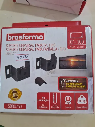 Suporte Universal para TV Fixo Brasforma de 10" a 100 polegadas