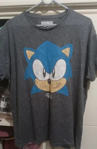 Camiseta Sonic The Hedgehog Oficial SEGA - Tamanho G (L)