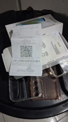 Samsung A16 128gg com nota fiscal carregador sini novo 600
