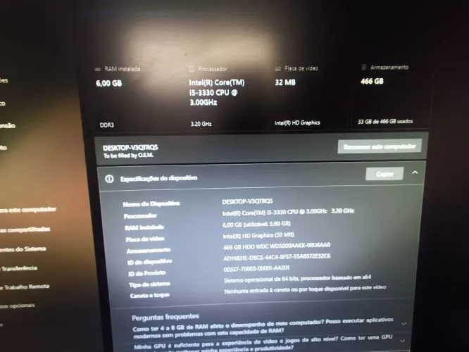 CPU Core i5 3330 3,0