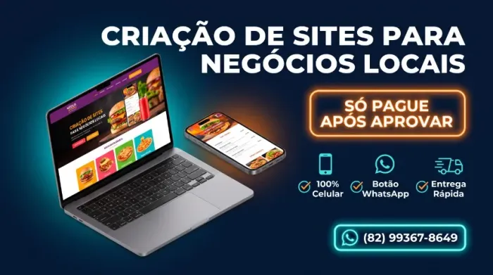 Criação de Sites para Negócios Locais-Pague Após Aprovar