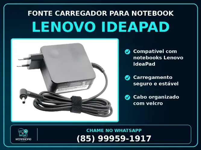 Fonte Carregador Notebook Lenovo Ideapad
