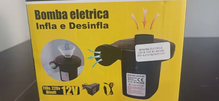 Bomba elétrica 12 ,volts infla e desinfla