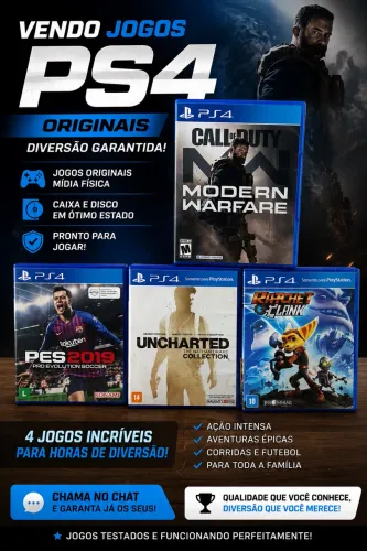 Jogos de ps4 de 60 a 100