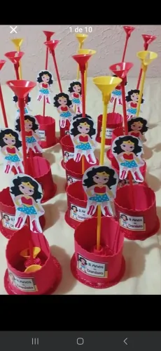 Lembranças para centro de mesa em Eva