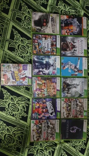11 JOGOS ORIGINAIS DO XBOX 360 - COM MANUAL E MAPA