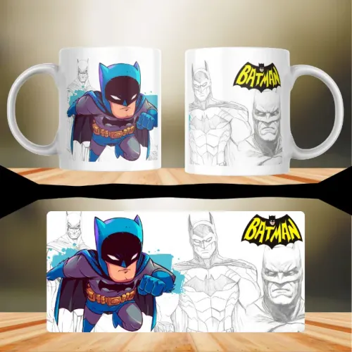Caneca Batman Super-Herói DC Comics Presente Geek