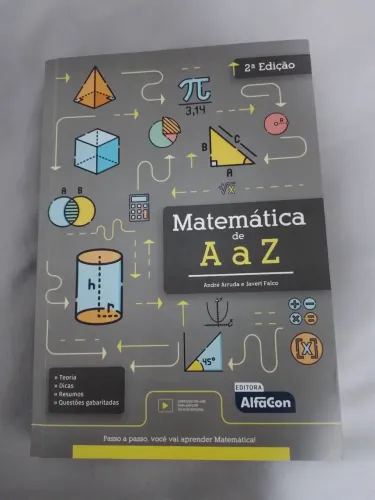 Livro Matemática de A a Z - AlfaCon