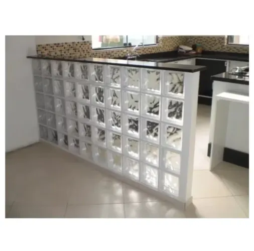 60 Bloco de Vidro transparente 19 x19