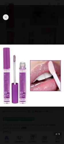 Brilho labial de frutas