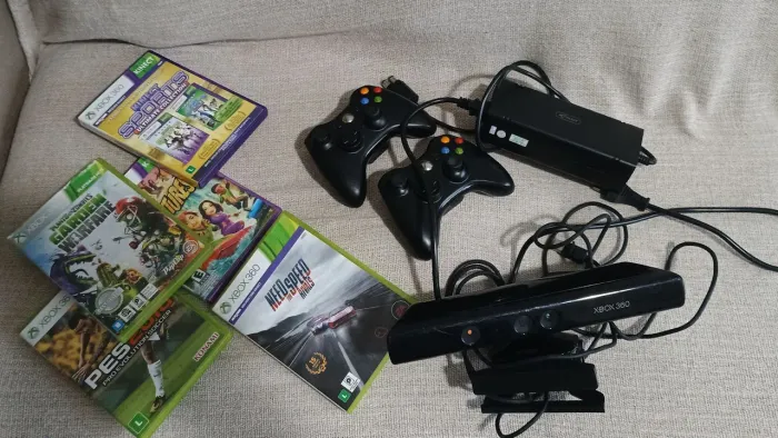 KIT XBOX 360 - só acessórios - sem CPU