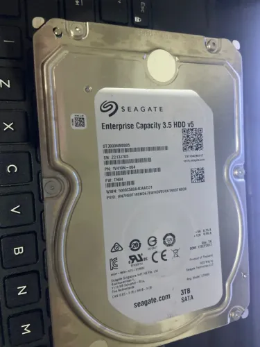 HD 3Tb com alerta