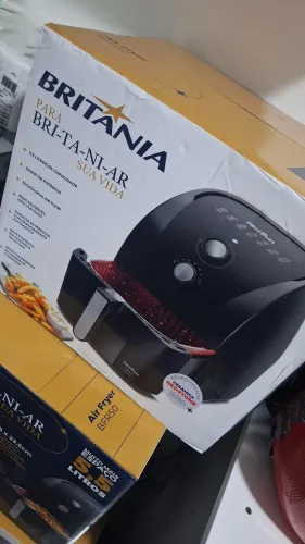 Fritadeira Air Fryer Britânia 5,5L 1500W 127V | BFR50, Redstone