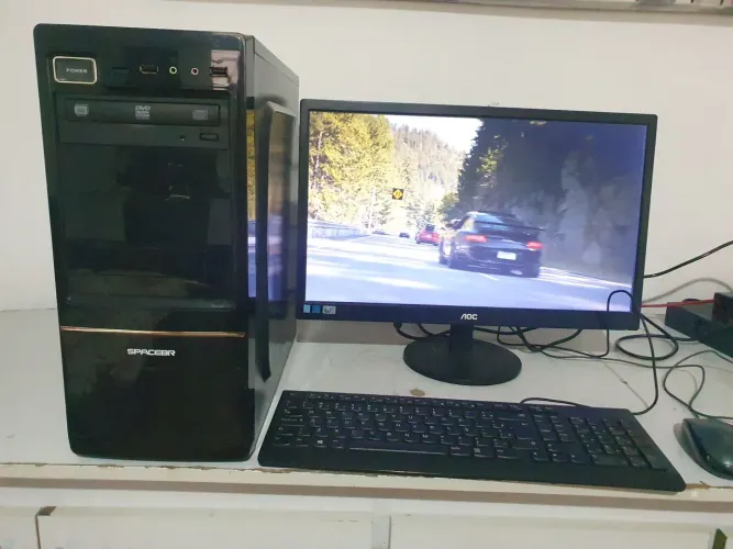 Computador Completo Intel Core i7-4770, 3.40Ghz Ssd 120Gb 10Gb Ram Tela Led 19 Pol. Leiam!