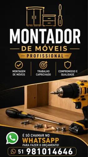 MONTAGEM DE MÓVEIS