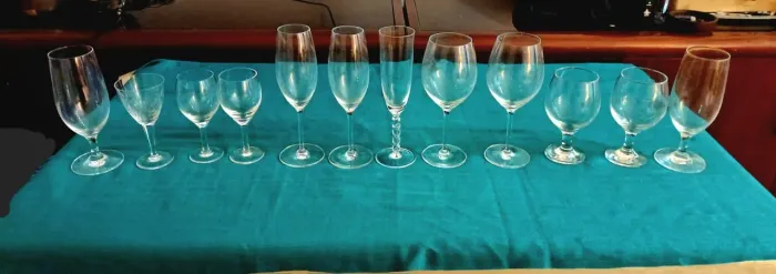 Taças de cristal - Antiga