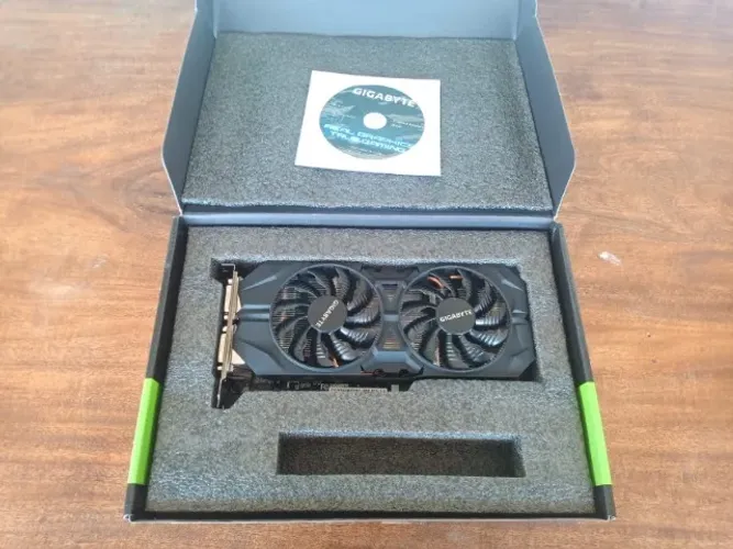 Placa de Vídeo - GeForce GTX960 2Gb - Marca Gigabyte