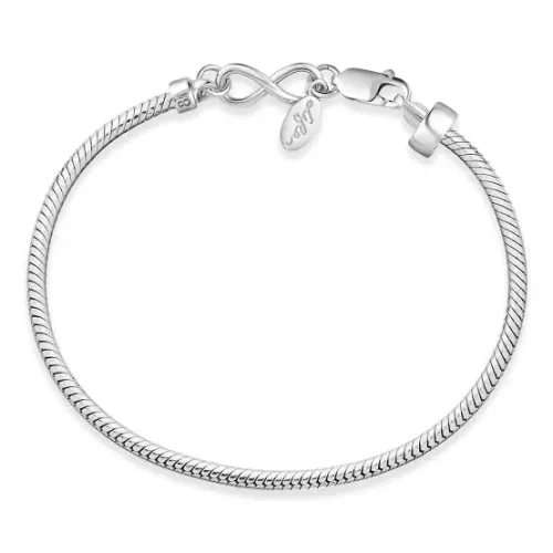 Pulseira Life Infinito em Prata 925 