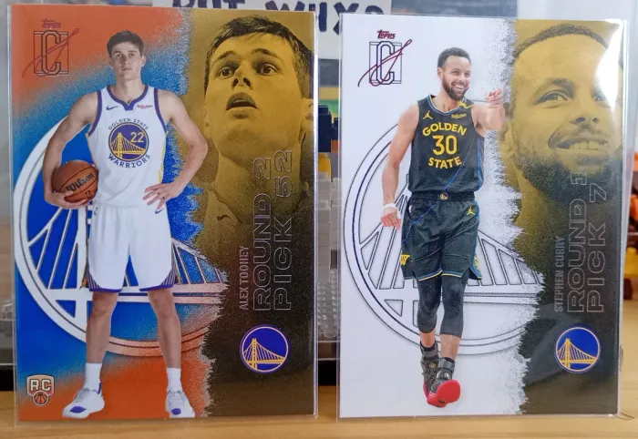 cards nba topps signature class steph curry e alex toohey ( golden state warriors)
