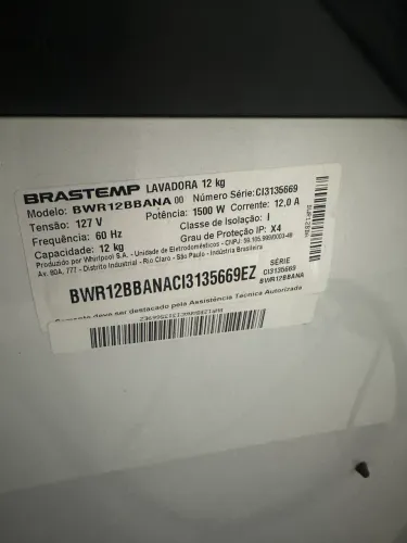 Máquina Brastemp 12 kg