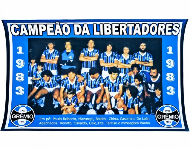 Poster Oficial Grêmio Campeão da Libertadores 1983