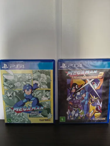 Jogo para PS4 Mega Man Legacy Collection Volume 1 Novo e Volume 2 Lacrado