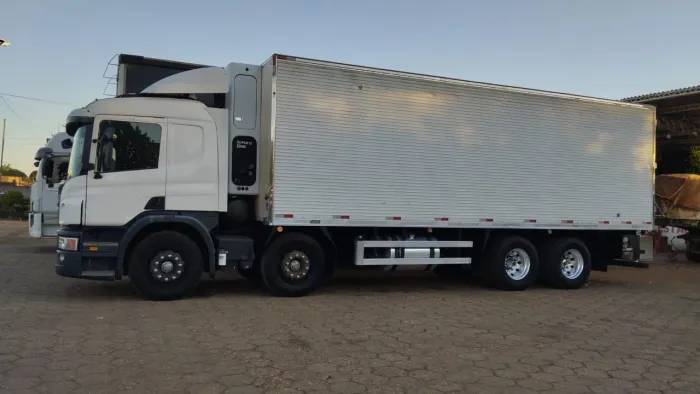 Scania bitruck camara fria gancheira