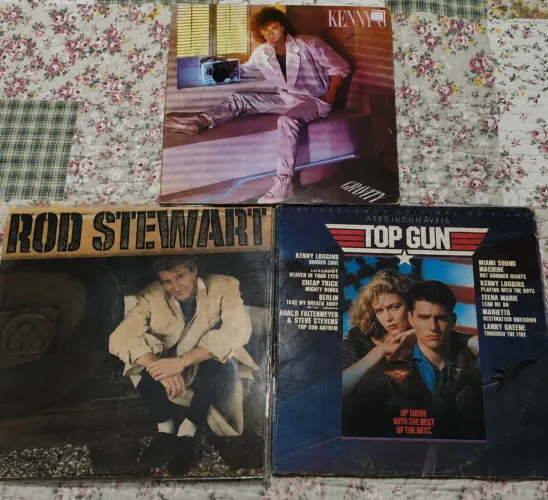 Lote 3 Discos Vinil Artistas Internacionais
